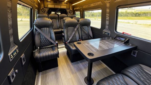 12 passenger sprinter van interior fontana