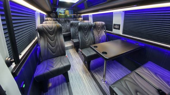 18 passenger sprinter van interior fontana
