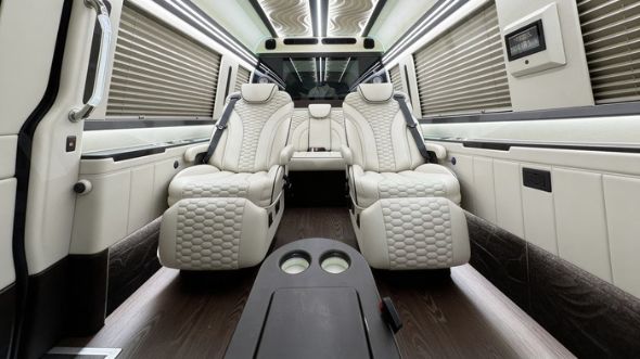 8 passenger sprinter van interior fontana