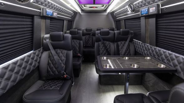 fontana 15 passenger sprinter van interior