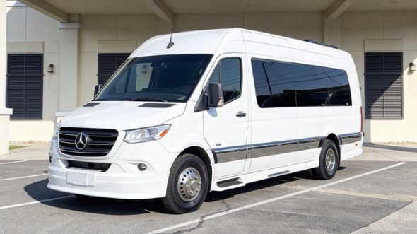 fontana wedding sprinter van rental