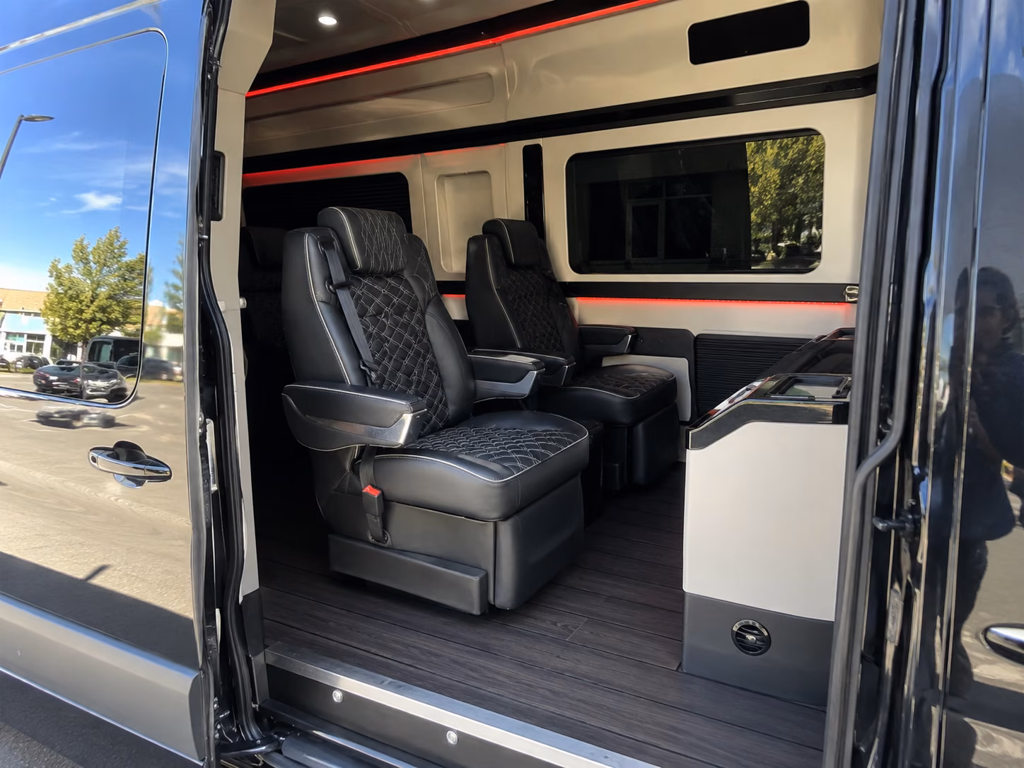 8 passenger sprinter van interior