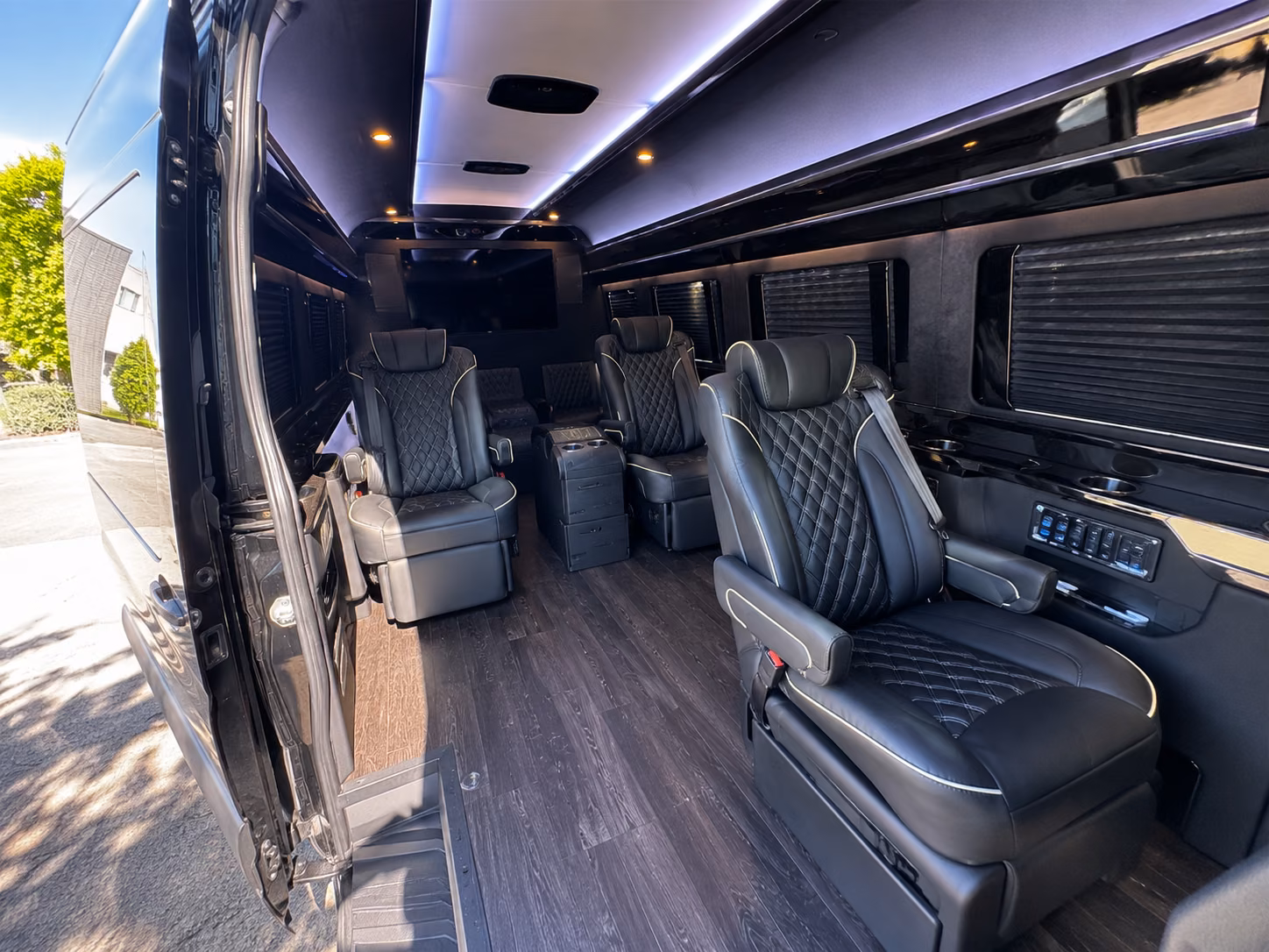 fontana 10 passenger sprinter van interior