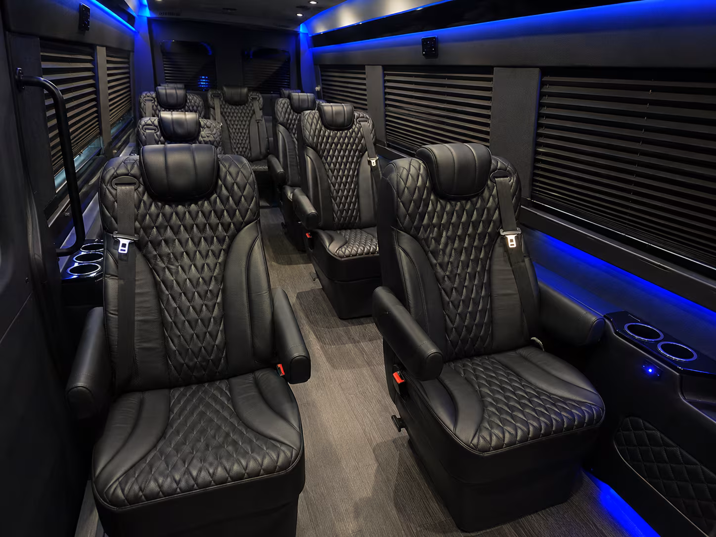 fontana 15 passenger sprinter van inside