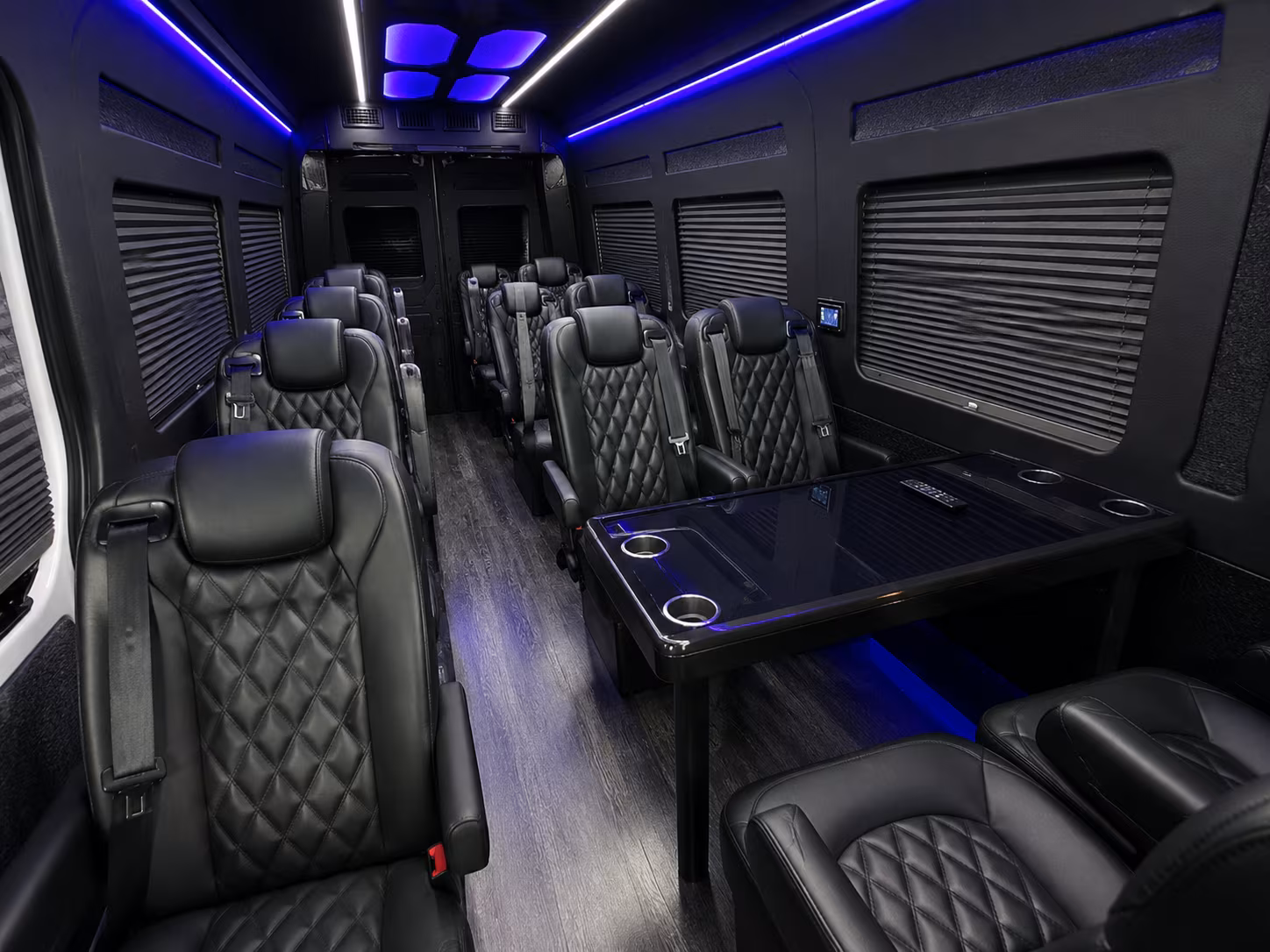 fontana 18 passenger sprinter van interior