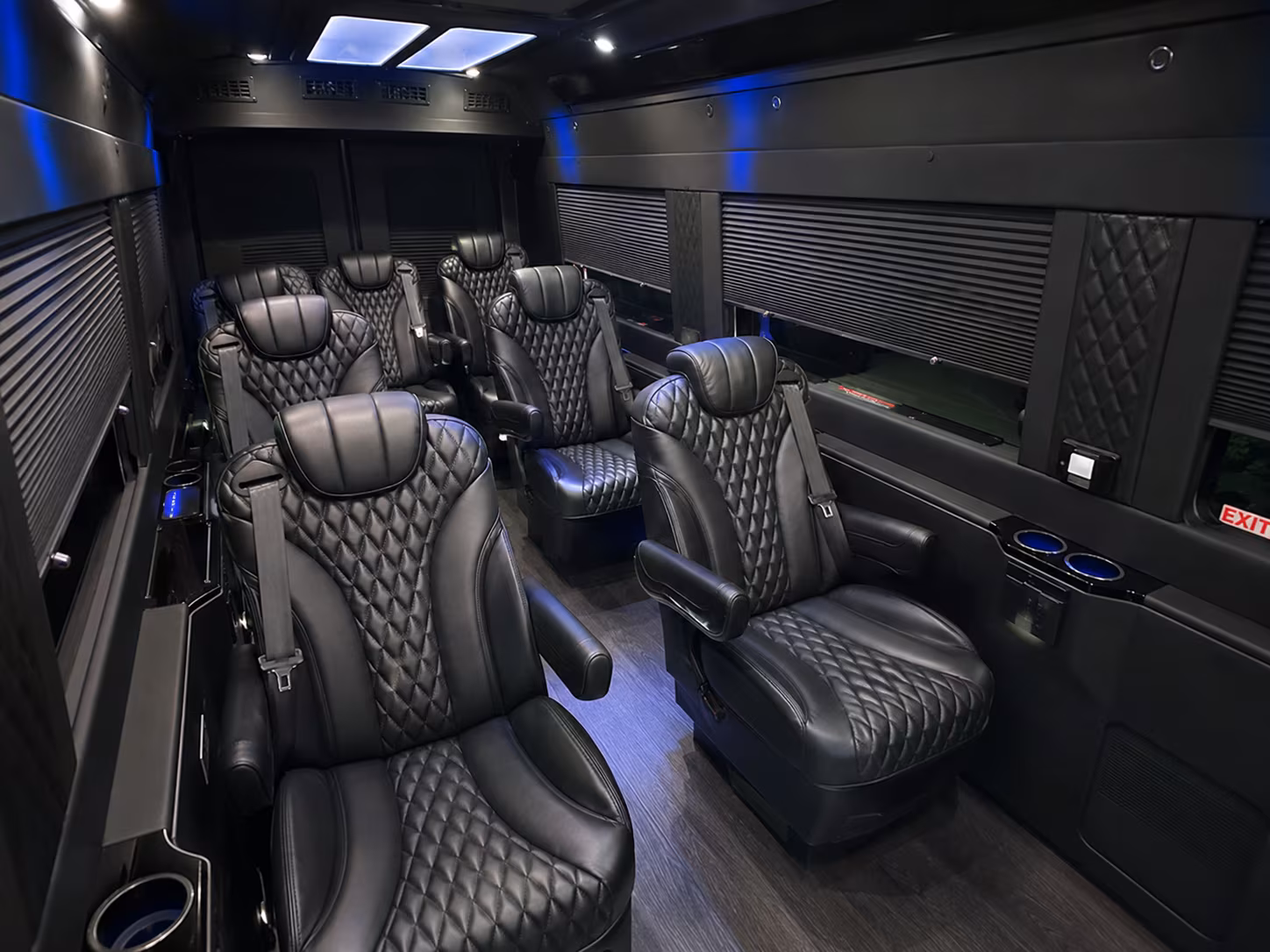 fontana 20 passenger sprinter van inside