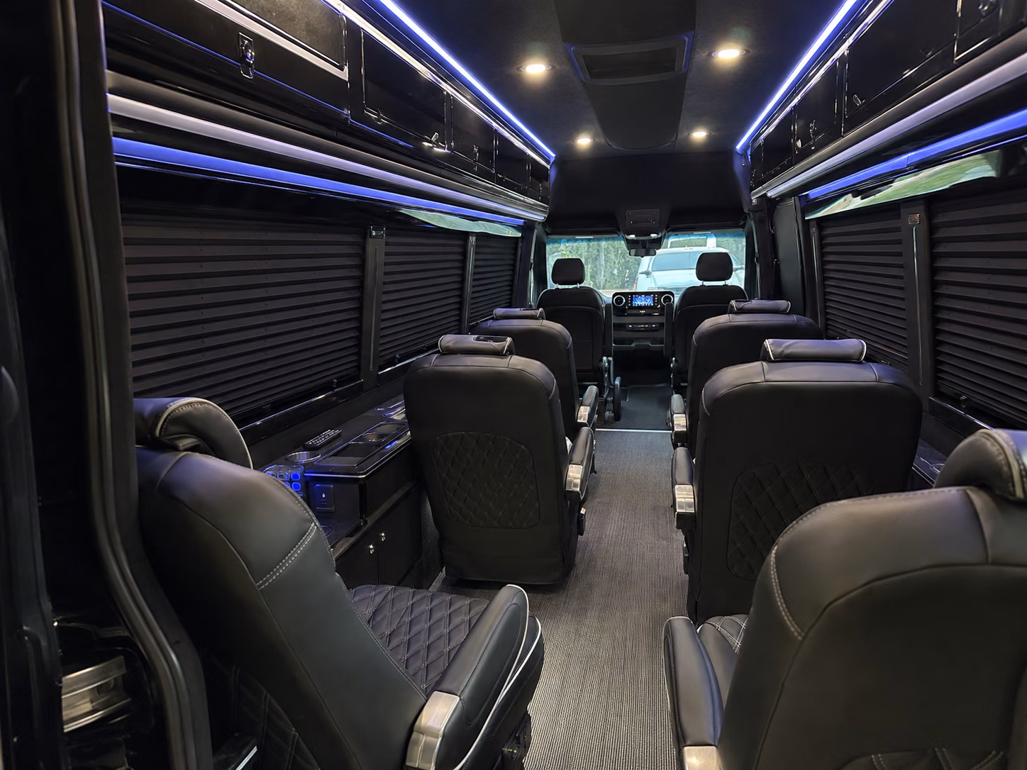 fontana 20 passenger sprinter van interior