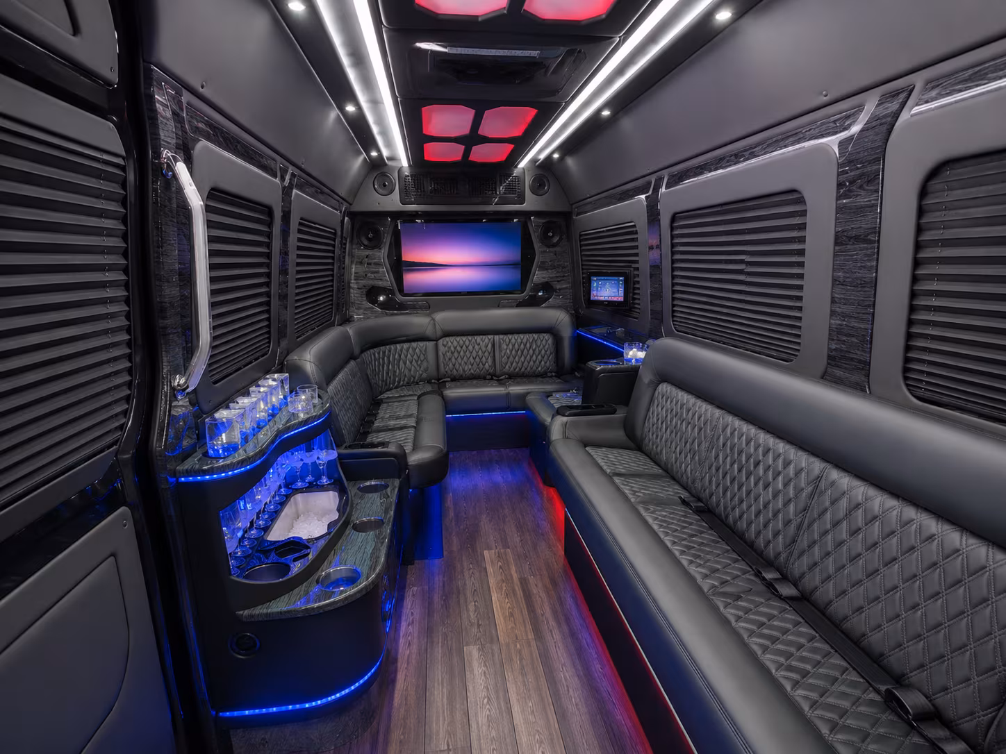 fontana sprinter limousine inside