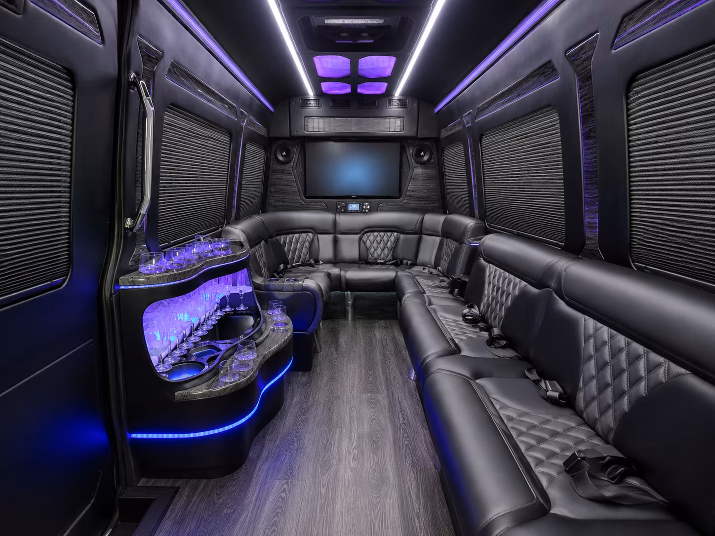 fontana sprinter limousine interior